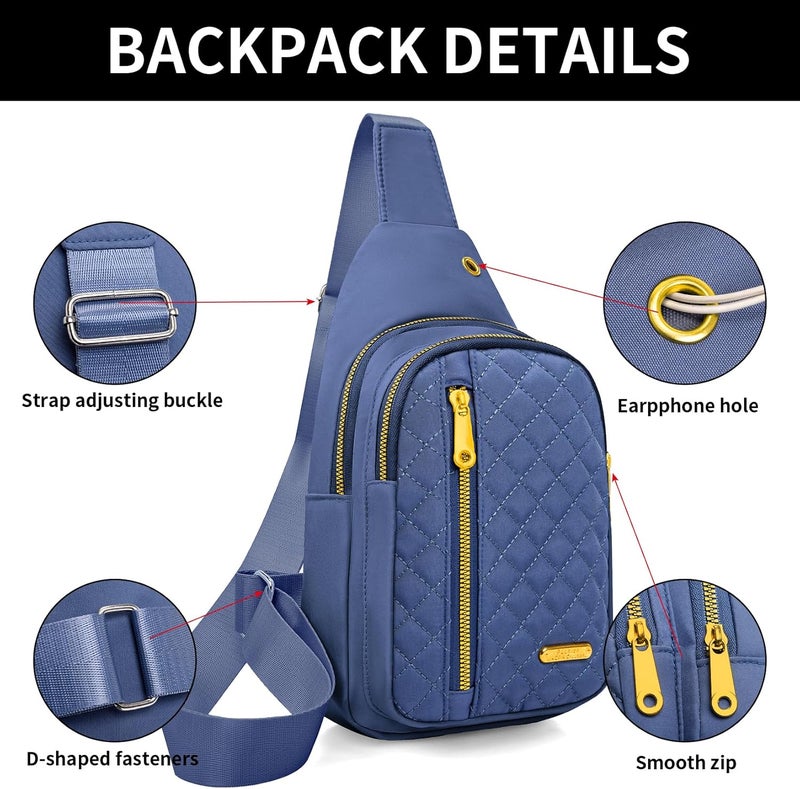 Aisijimo Store Small Sling Bag For Women Men Casual Crossbody Sling Backpack | Small, Casual, Crossbody, Small, Casual, Crossbody - Image 5
